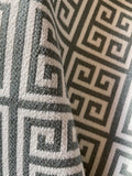 Venetian: Greek Key Performance Upholstery Fabric by the Yard - Annabel Bleu