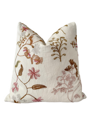 Schumacher Raleigh Embroidered Pillow Cover