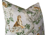 Lounging Leopards 22x22 Pillow Cover - Annabel Bleu