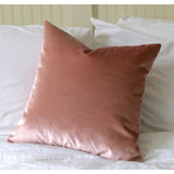Blush Velvet Pillow Cover / Pink Velvet Pillow Cover / Rose Quartz pillow cover / 12x21 14x36 24x24 22x22 Blush Pink - Annabel Bleu