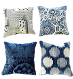 Schumacher Mini Pillows / Ringbearer Pillows - Annabel Bleu