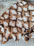 “Stevie” A 70’s Style Leopard Velvet Pillow Cover: Available in 10 Sizes - Annabel Bleu