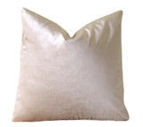 Hazel: A Cream Velvet Pillow Cover - Annabel Bleu