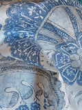 Schumacher Calicut Designer Pillow Cover in Leaf, Delft, or Olive - Annabel Bleu