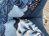 Thibaut Daintree Blue on White Pillow Cover - Annabel Bleu