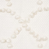 Schumacher “Vento, Ivory” Embroidered fabric by the Yard - Annabel Bleu