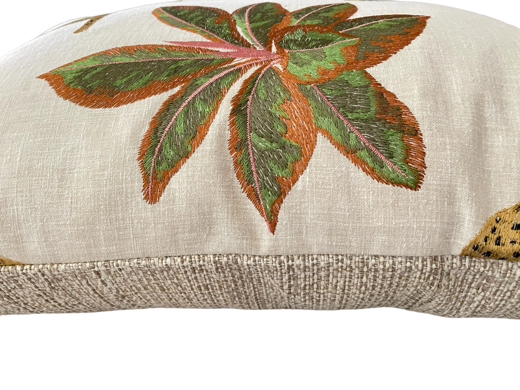 Embroidered Leopard Cushion – Bibi's Boutique