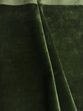 Cypress Green Upholstery Fabric by the yard / Dark Green Velvet Home Fabric / High End Upholstery Velvet / Vintage Upholstery Velvet - Annabel Bleu