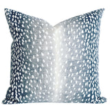 Gray Fawn Pillow Cover / 26x26 Grey pillow / 26x26 Euro pillow / 26x26 Deer throw pillow / Deer Cushion / 26x26 Bed pillow / Grey Euro Sham - Annabel Bleu