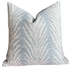 Schumacher Slumber Blue Creeping Fern Pillow Cover
