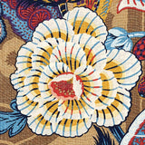 Schumacher Zanzibar Linen Fabric by the yard: Cerulean - Annabel Bleu