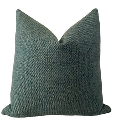 Pine Green Woven Pillow / Chenille Decorative Throw Pillow Cover / Heavy Woven Textured Pillow cover