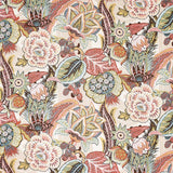 Schumacher Zanzibar Linen Fabric by the yard: Pink - Annabel Bleu