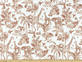 Safari Lounge Home Decor Fabric / Cotton Upholstery Fabric / Medium weight fabric / Upholstery Fabric - Annabel Bleu