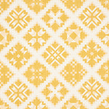 Daffodil Yellow Schumacher Tristan Quilted Fabric by the Yard - Annabel Bleu