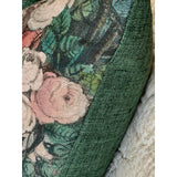 John Derian “Rose Mosaic” Euro Sham 24x24 - Annabel Bleu