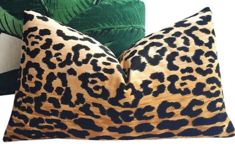 Veronica: A Velvet Leopard Pillow Cover - Annabel Bleu